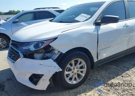 2020 Chevrolet Equinox Fwd Ls z USA, uszkodzony, nr VIN 3GNAXHEV9LS707525